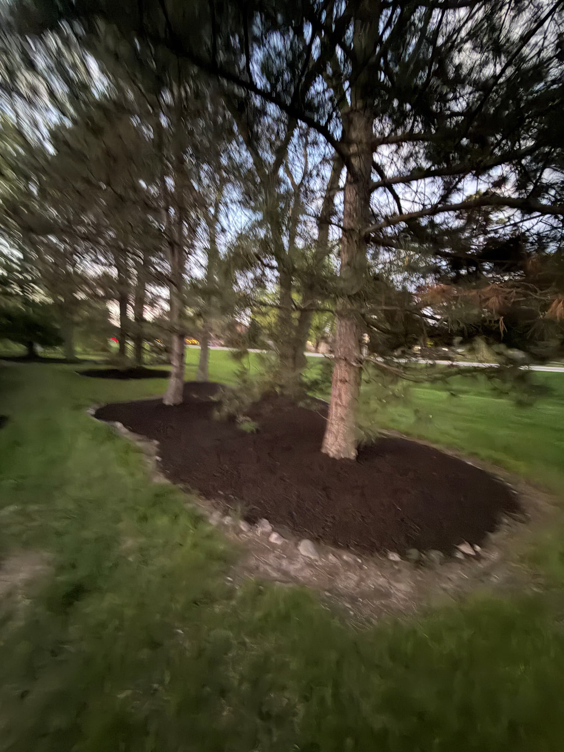 Gallery photos for 30 Yards of Dyed Brown Mulch Installed in Barrington: Image #2