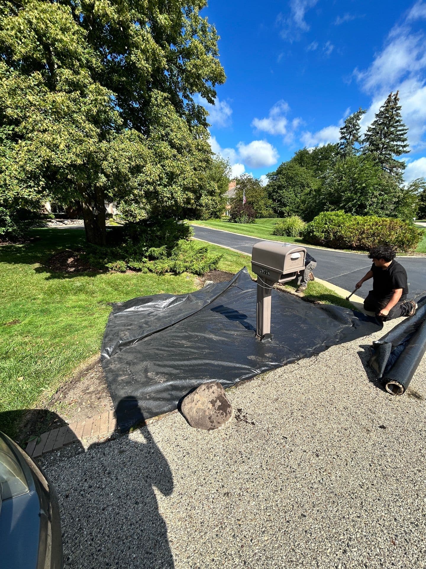 Gallery photos for Breathtaking Landscape Transformation with River Rock: Image #1