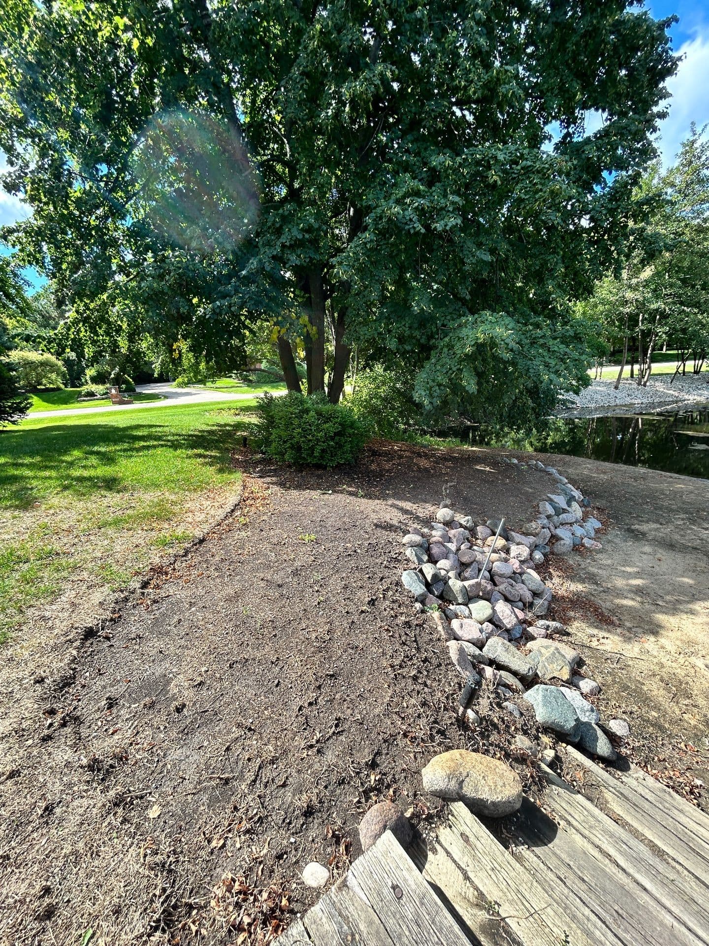 Gallery photos for Breathtaking Landscape Transformation with River Rock: Image #2