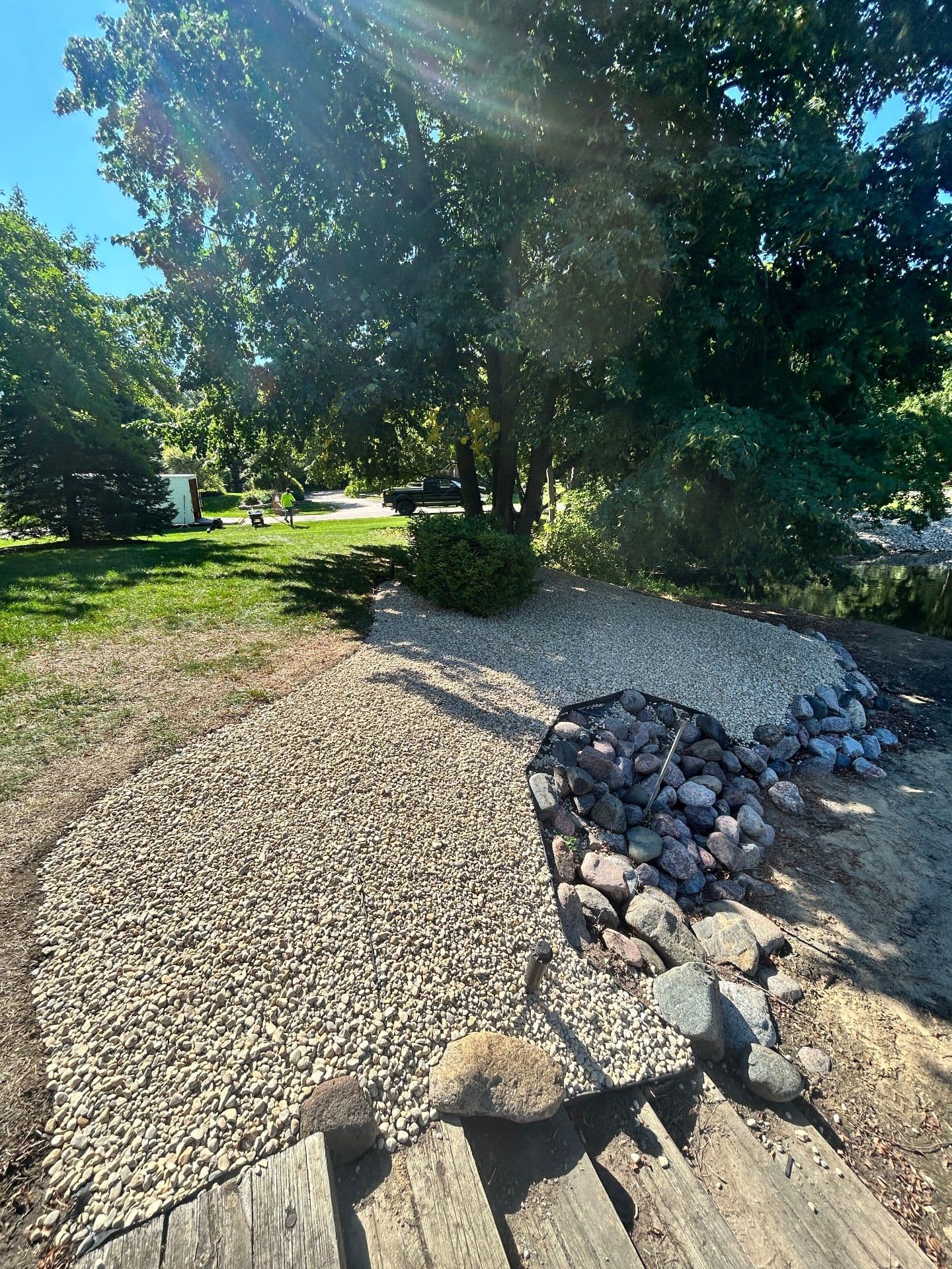 Gallery photos for Breathtaking Landscape Transformation with River Rock: Image #4