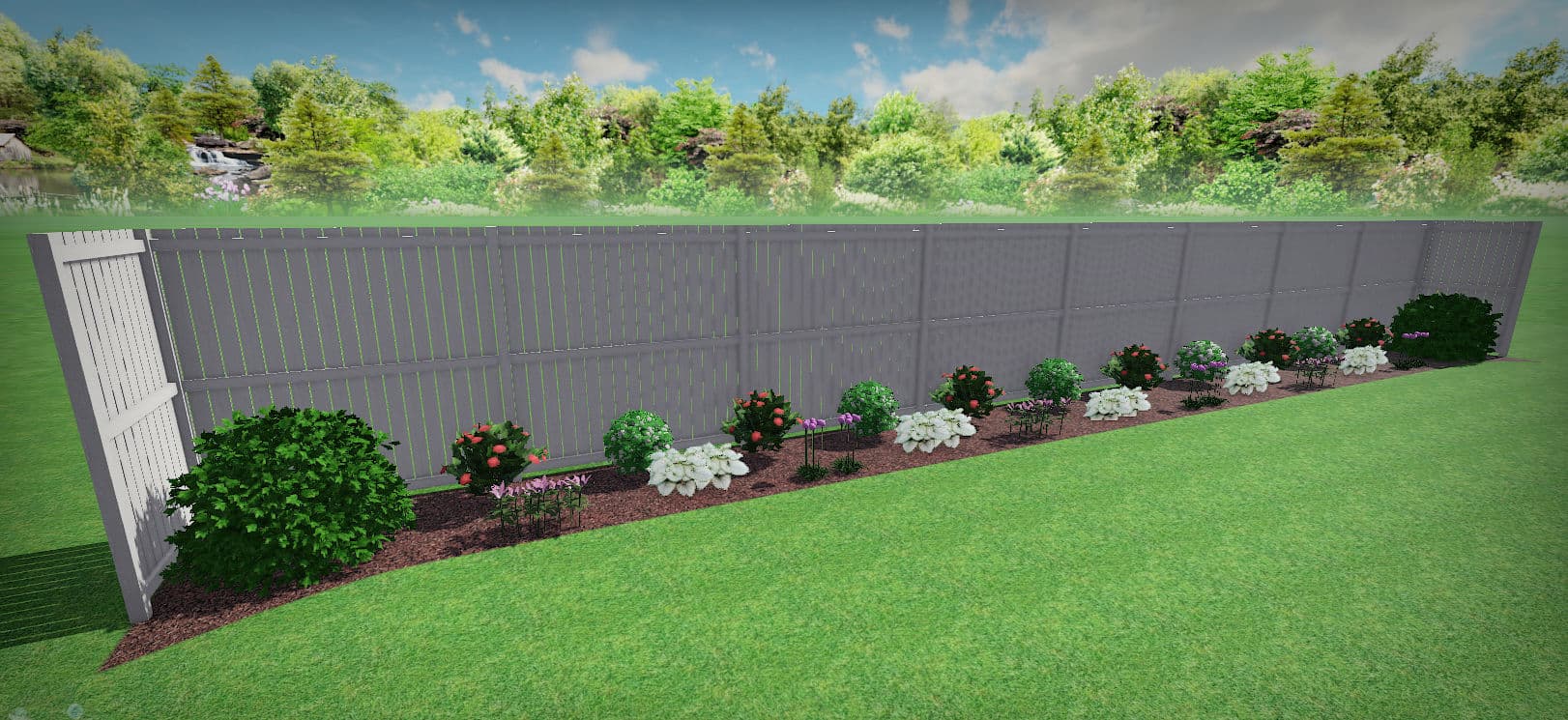 Full Landscape Bed Reset and Plant Install in Palatine image