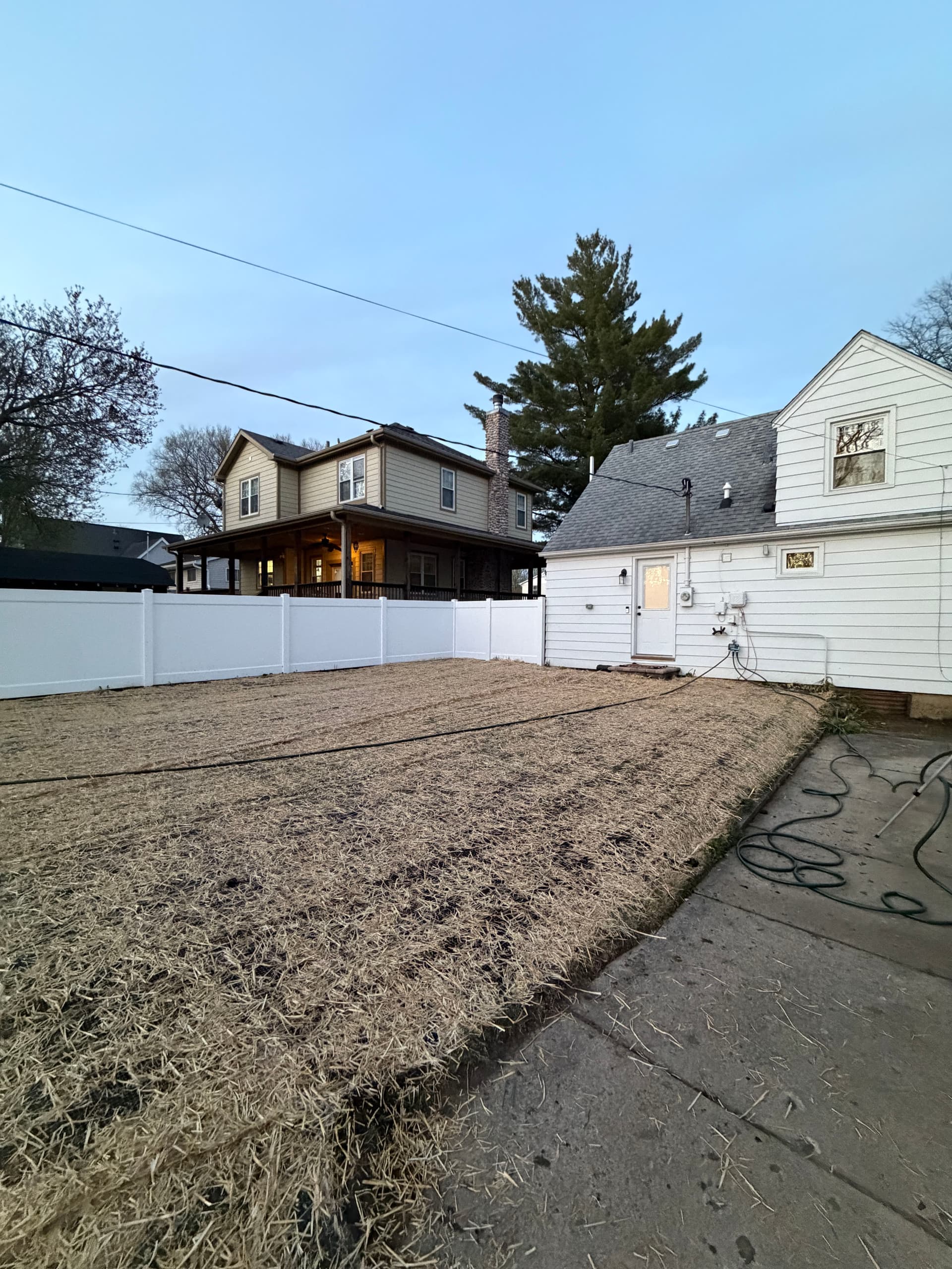 Full Backyard Reset with Aeration Overseeding and Lawn Releveling image