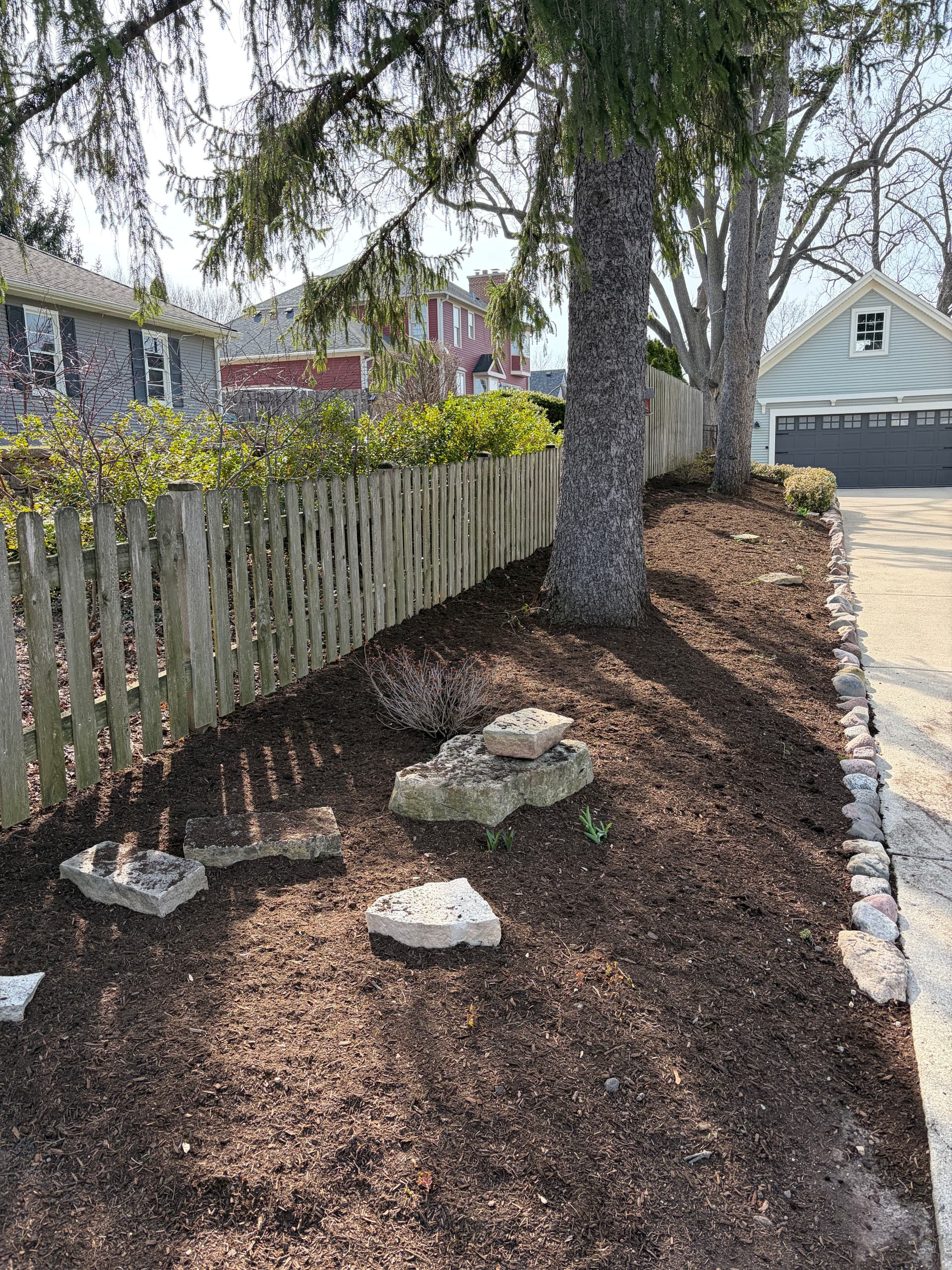 Gallery photos for Mulch Installation Brings New Life to Barrington Home: Image #6