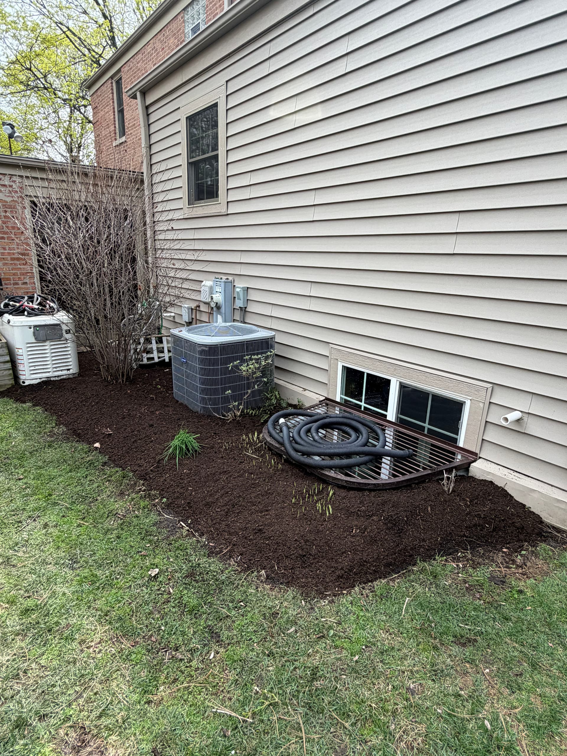 Gallery photos for Full Property Mulch and Bed Cleanup in Arlington Heights: Image #2