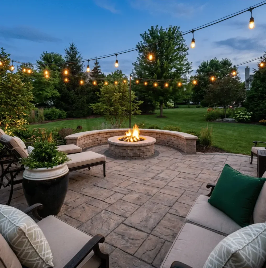 Professional landscaping and outdoor living project by BlackRock Outdoor Living in Barrington, IL.